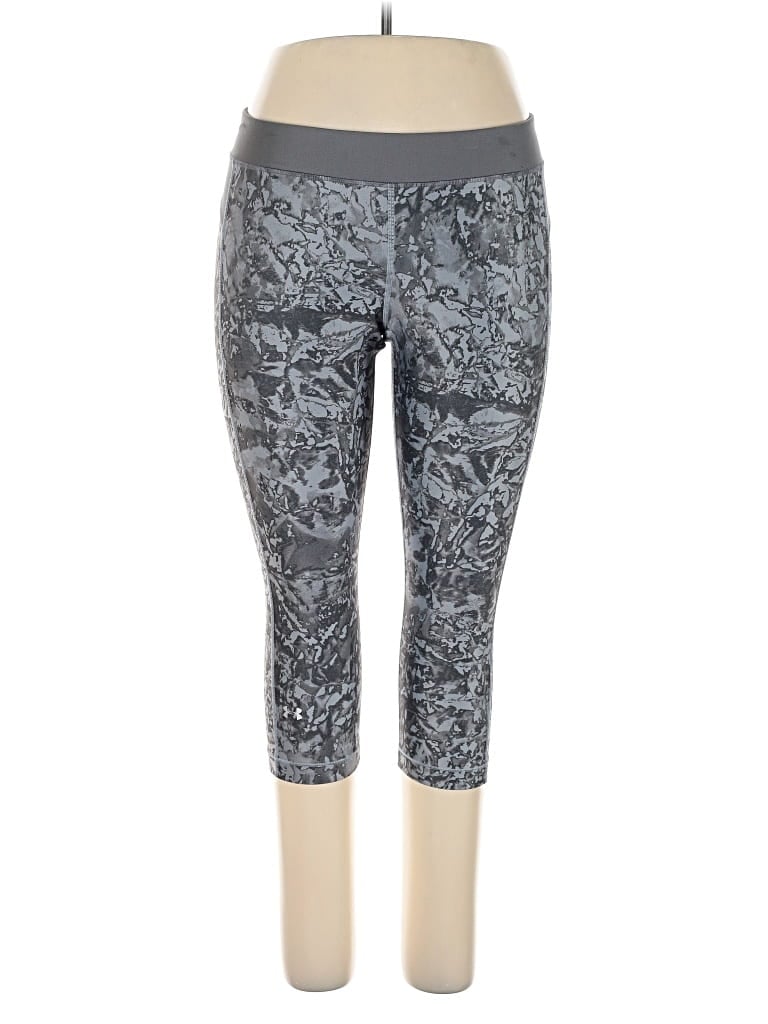 Pre-owned Under Armour Active Pants In Gray