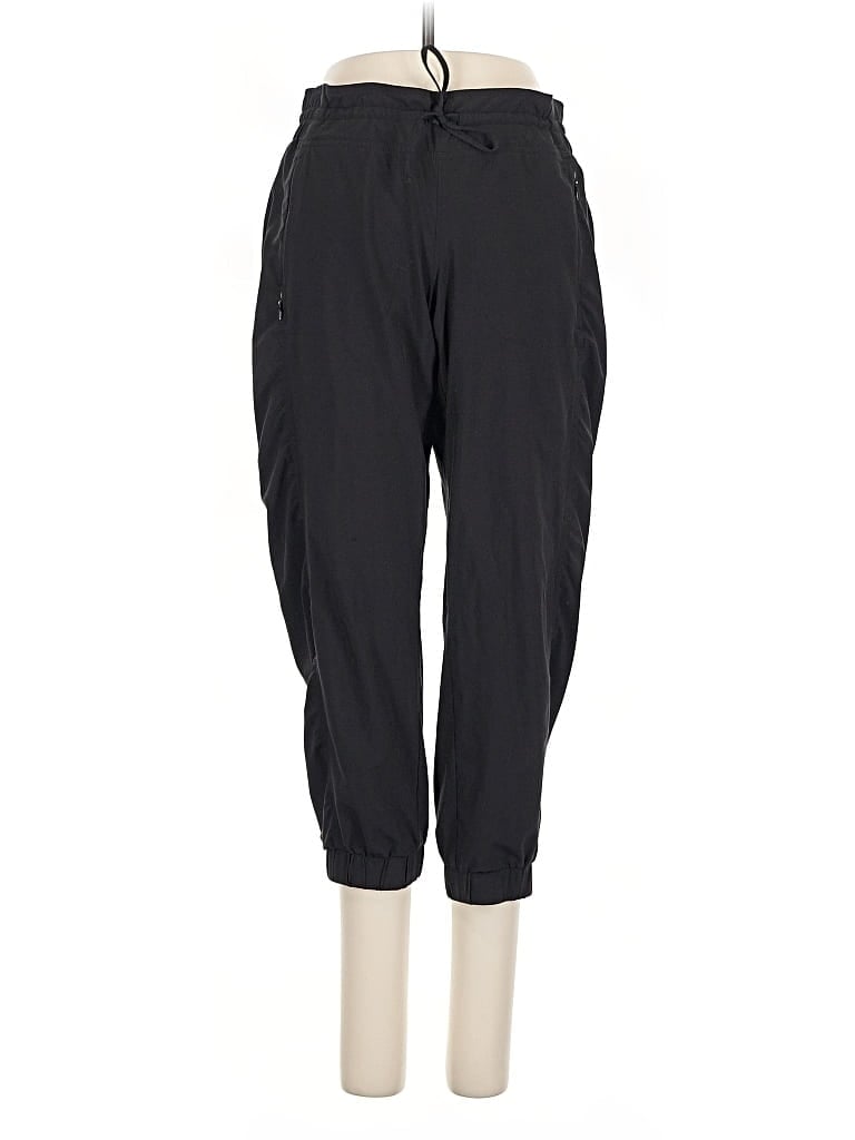 Pre-owned Athleta Track Pants In Black
