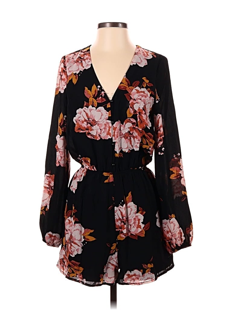 CHARLOTTE RUSSE Pre-owned Romper In Black