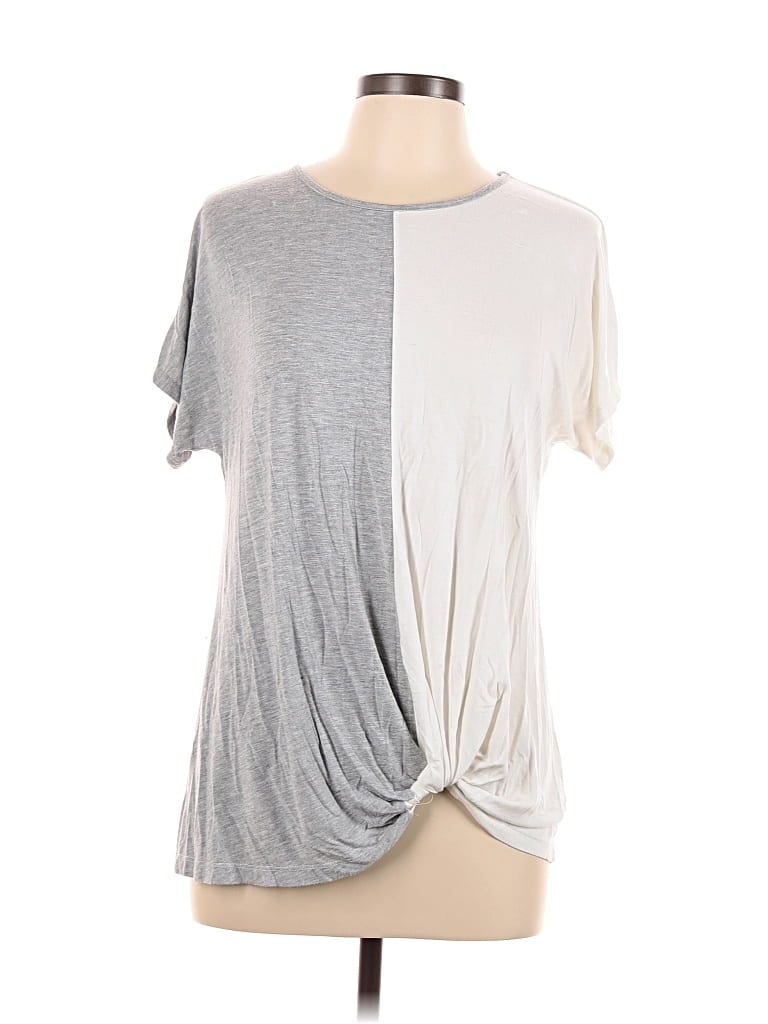 Pre-owned Pink Clover Short Sleeve T-shirt In Silver