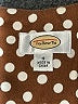 Talbots 100% Cotton Polka Dots Brown Blazer Size 4 - photo 6