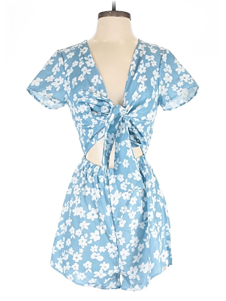 POLLY Pre-owned Romper In Blue