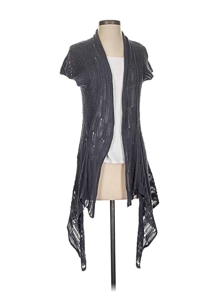 Pre-owned Cabi Cardigan Sweater In Gray