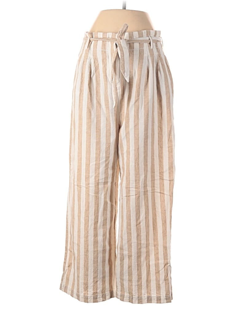 Pre-owned J.crew Factory Store Linen Pants In Gold