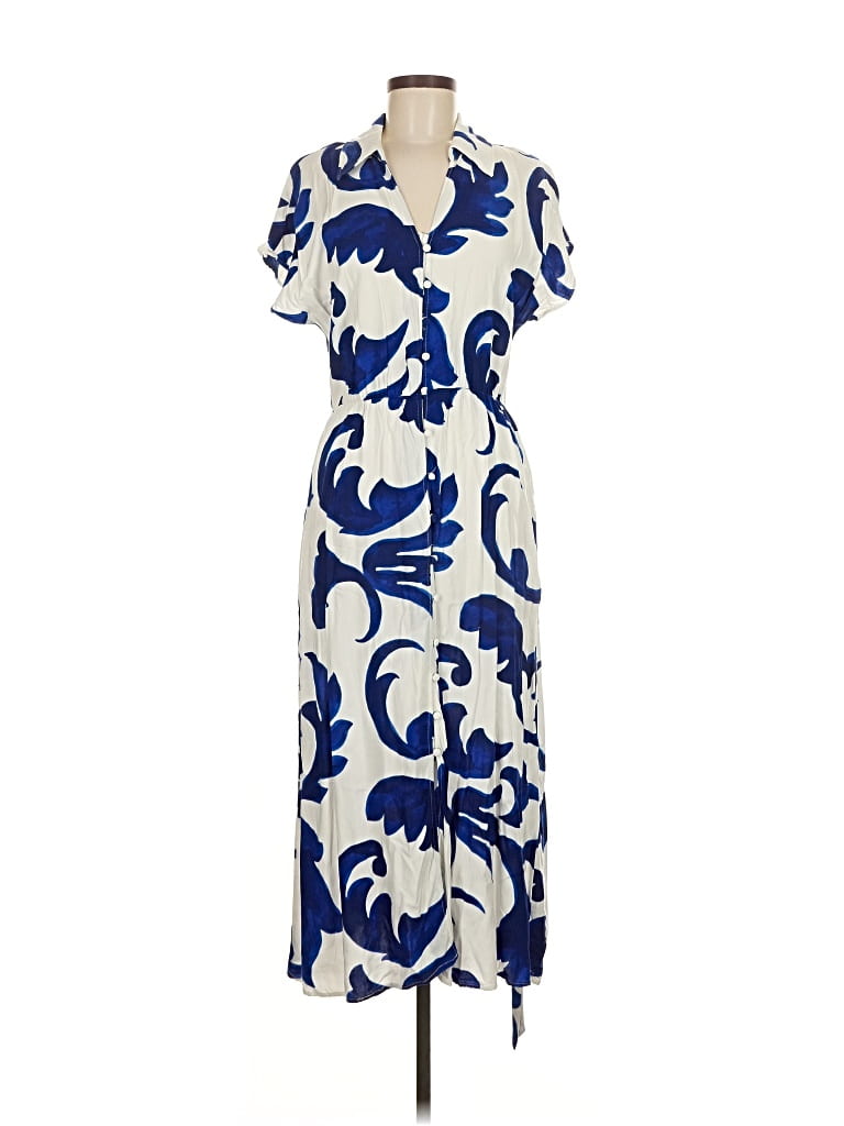 Pre-owned H&m Casual Dress In Blue