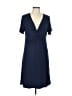 Unbranded Solid Blue Casual Dress Size L - photo 1