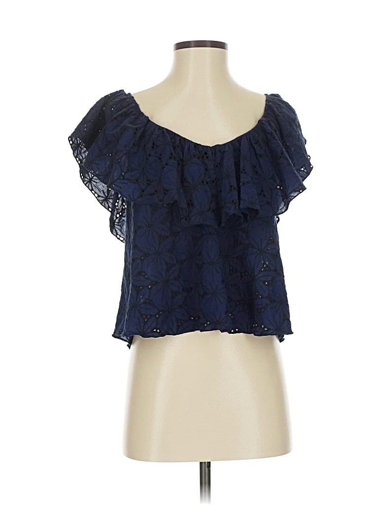 Pre-owned Eberjey Sleeveless Blouse In Blue