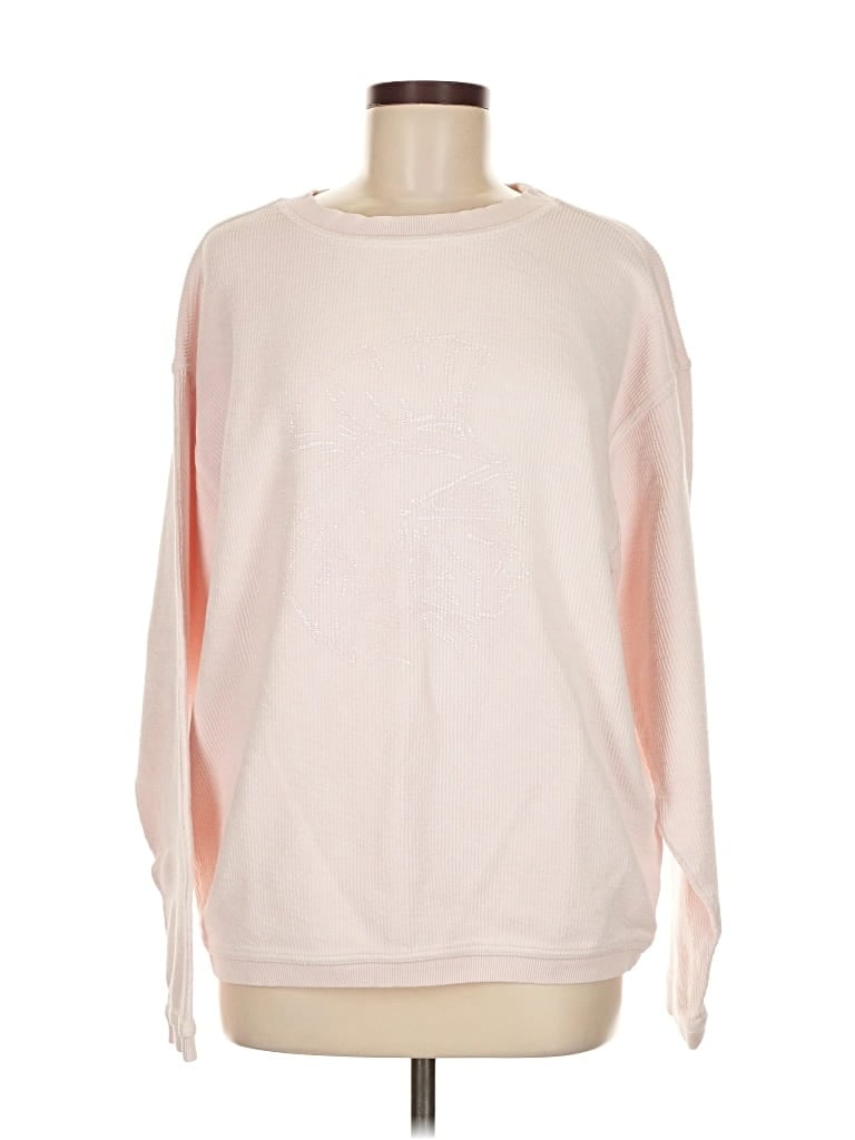 Pre-owned Charles River Apparel Sweatshirt In Pink