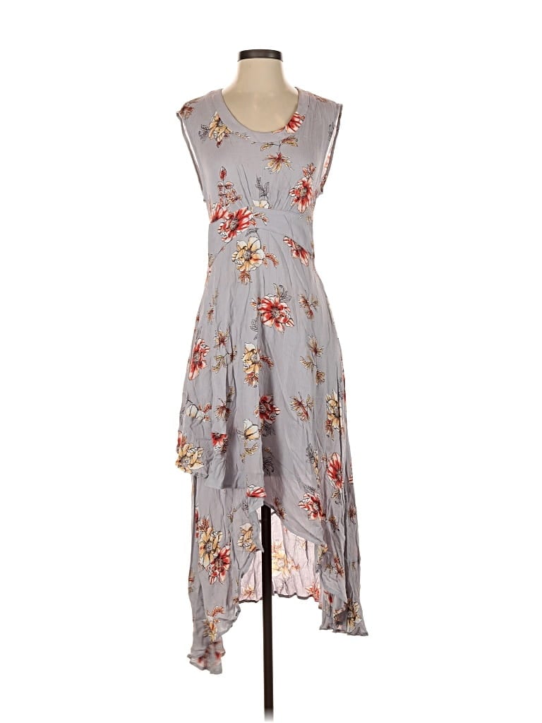 Pre-owned Easel Casual Dress In Gray