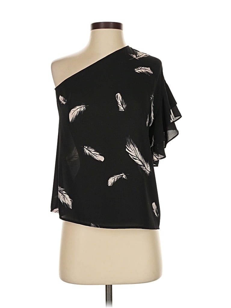 Pre-owned Trouve Sleeveless Blouse In Black