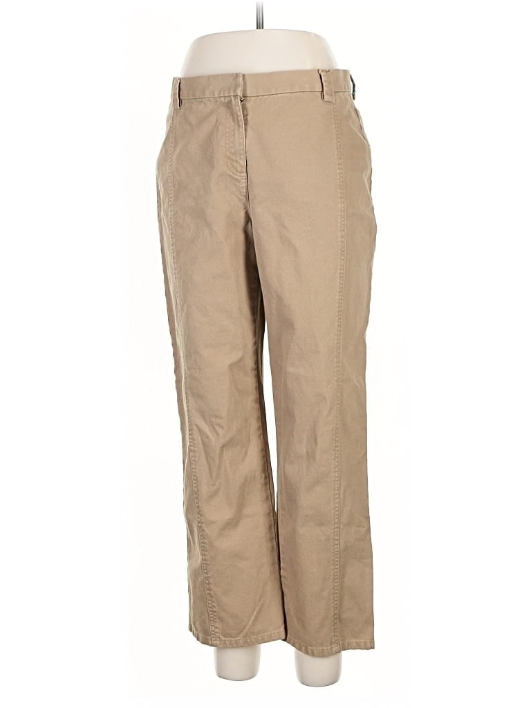 Pre-owned Liz Claiborne Khaki Pant In Brown