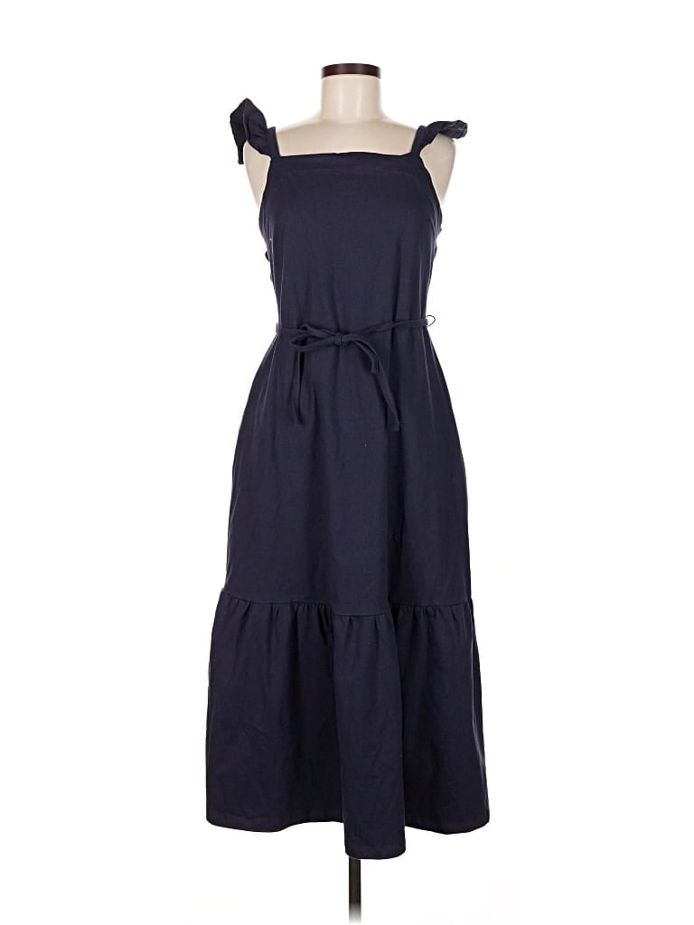 Pre-owned Hope & Henry Casual Dress In Blue