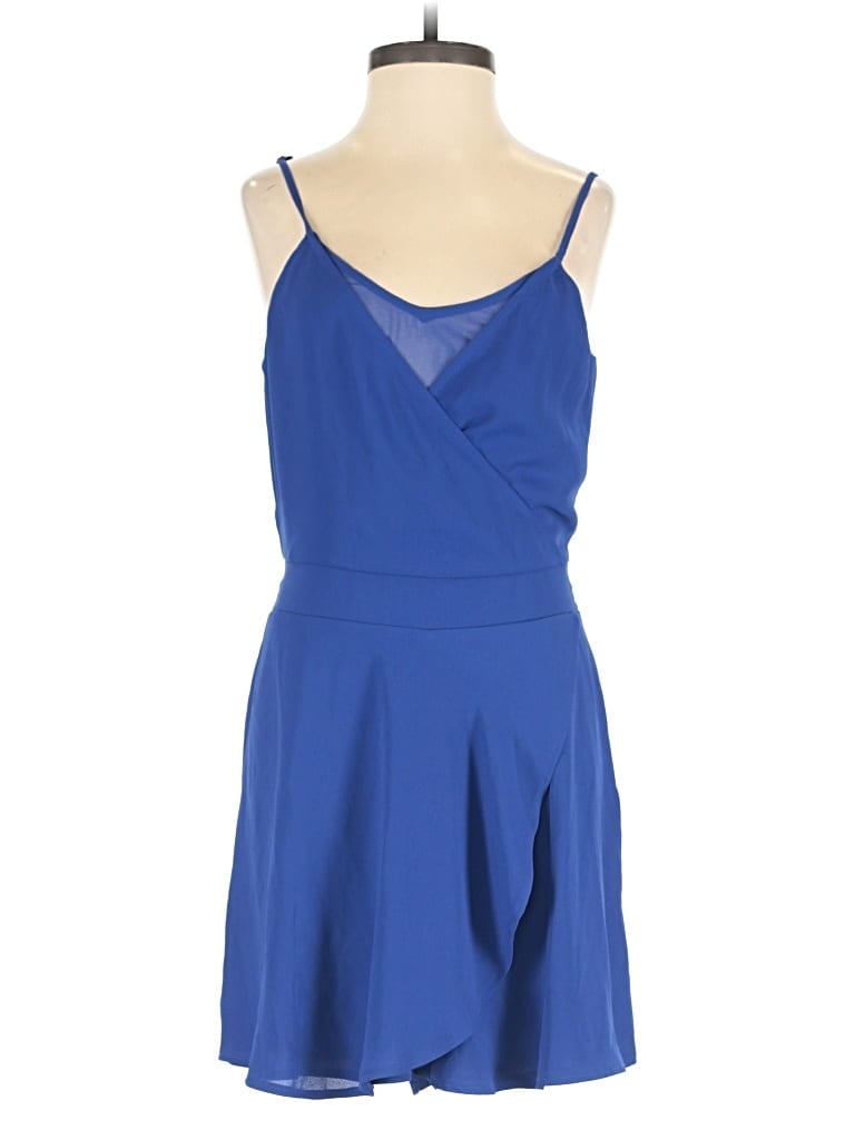 Pre-owned Express Romper In Blue