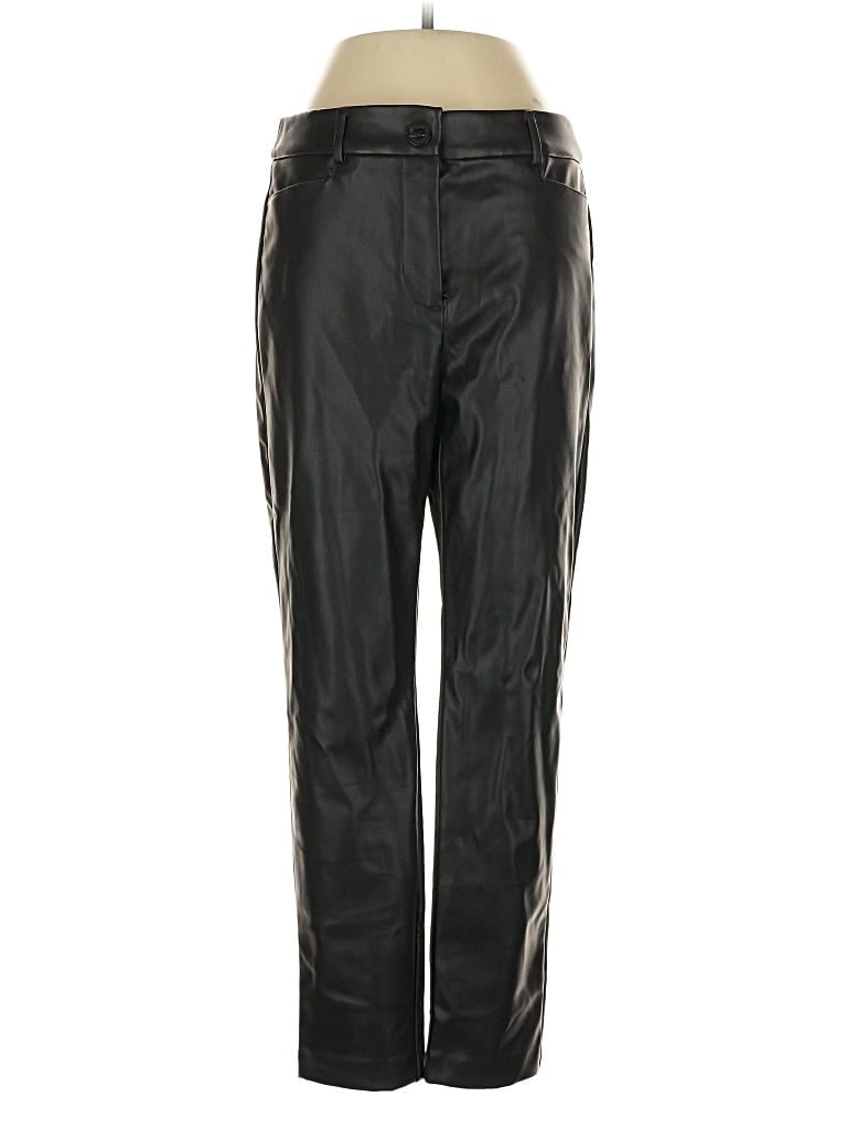 Pre-owned Ann Taylor Loft Track Pants In Black