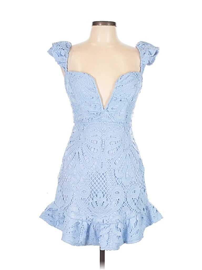 SELFIE LESLIE Pre-owned Cocktail Dress In Blue