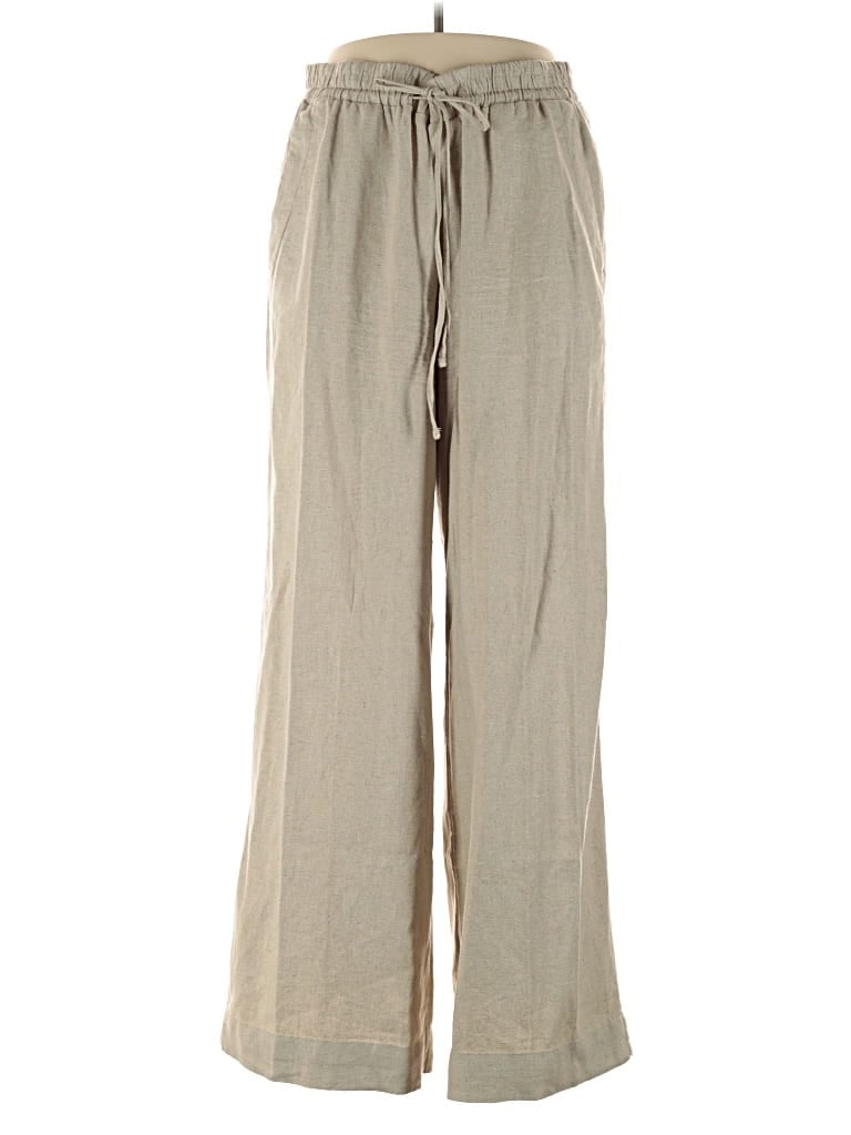 Pre-owned A New Day Linen Pants In Brown