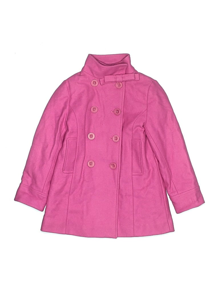 Pre-owned Jacadi Kids' Coat In Pink