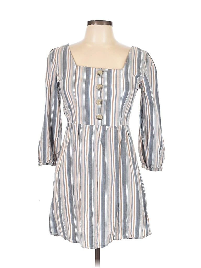 Pre-owned Blush Casual Dress In Blue