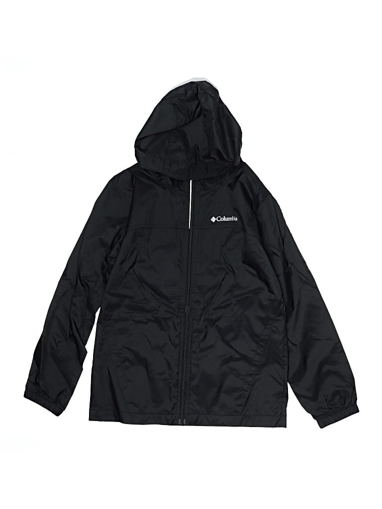 Pre-owned Columbia Kids' Windbreaker Jacket In Black
