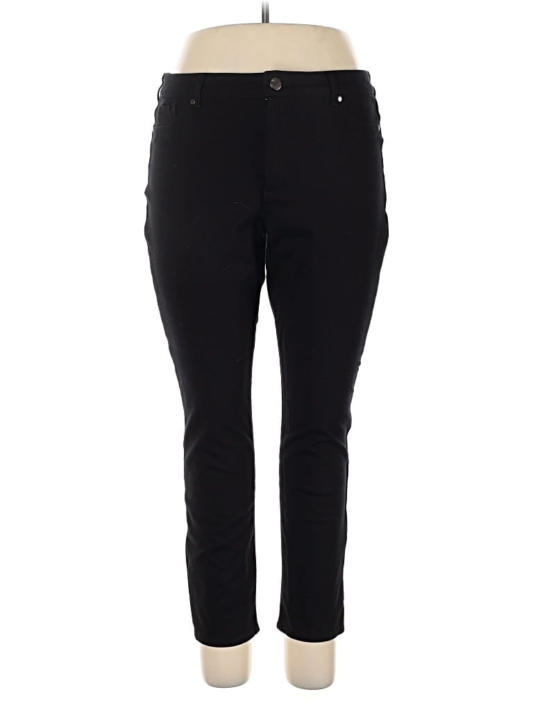 Pre-owned Gloria Vanderbilt Casual Pants In Black
