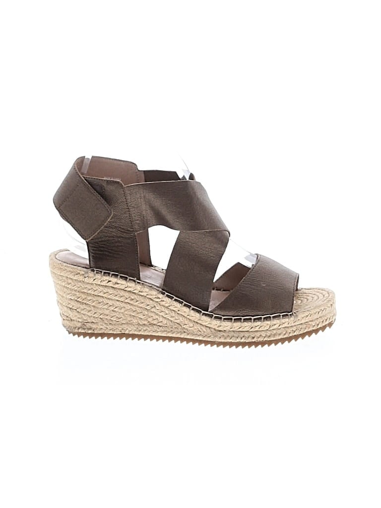 Pre-owned Eileen Fisher Wedges In Brown