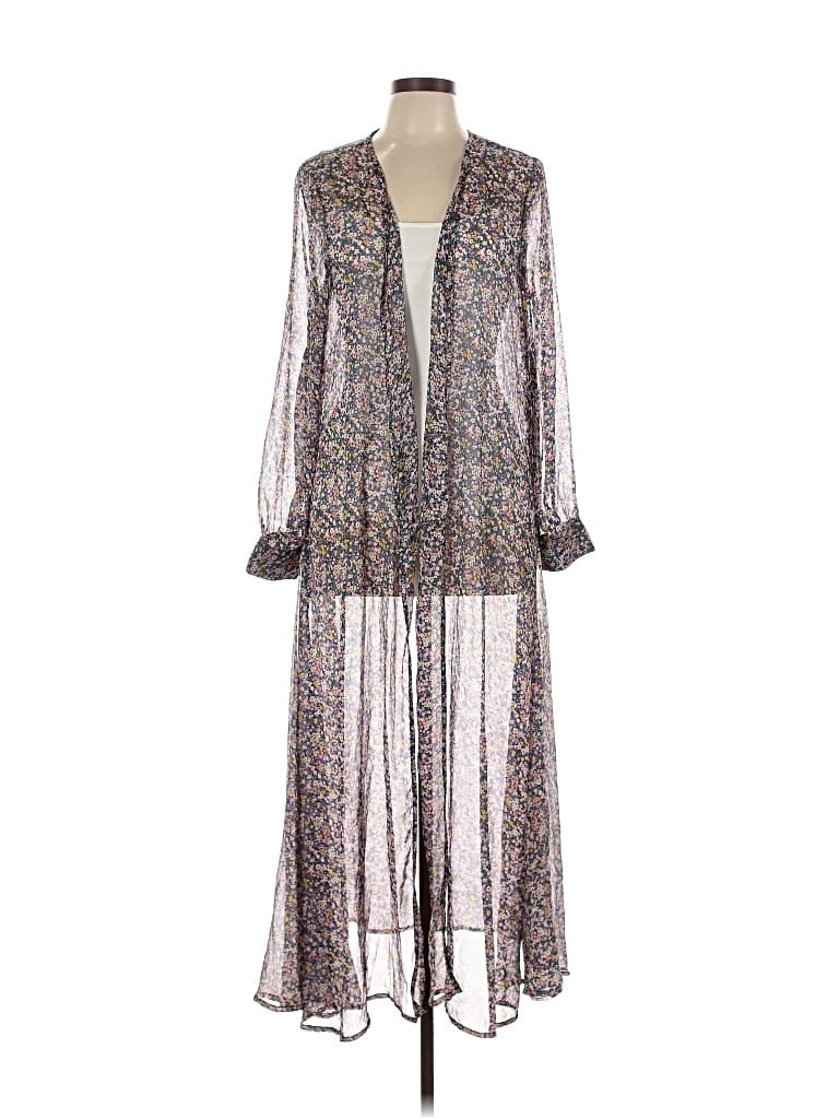 Pre-owned Rebellion Kimono In Gray