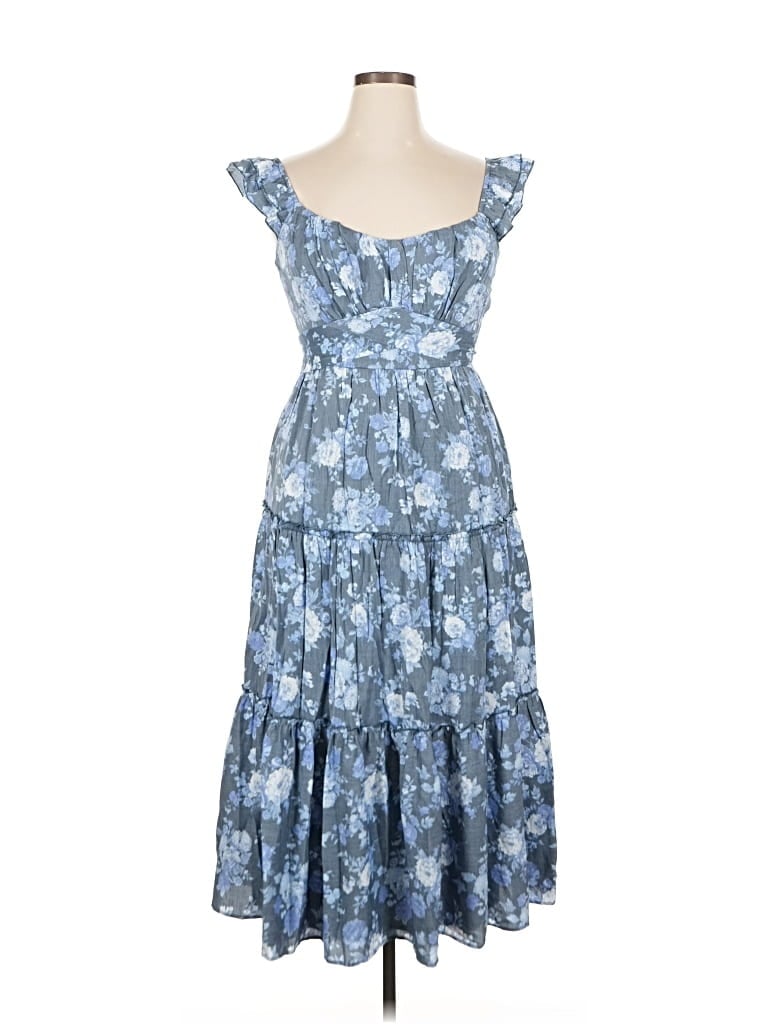 Pre-owned Trixxi Casual Dress In Blue