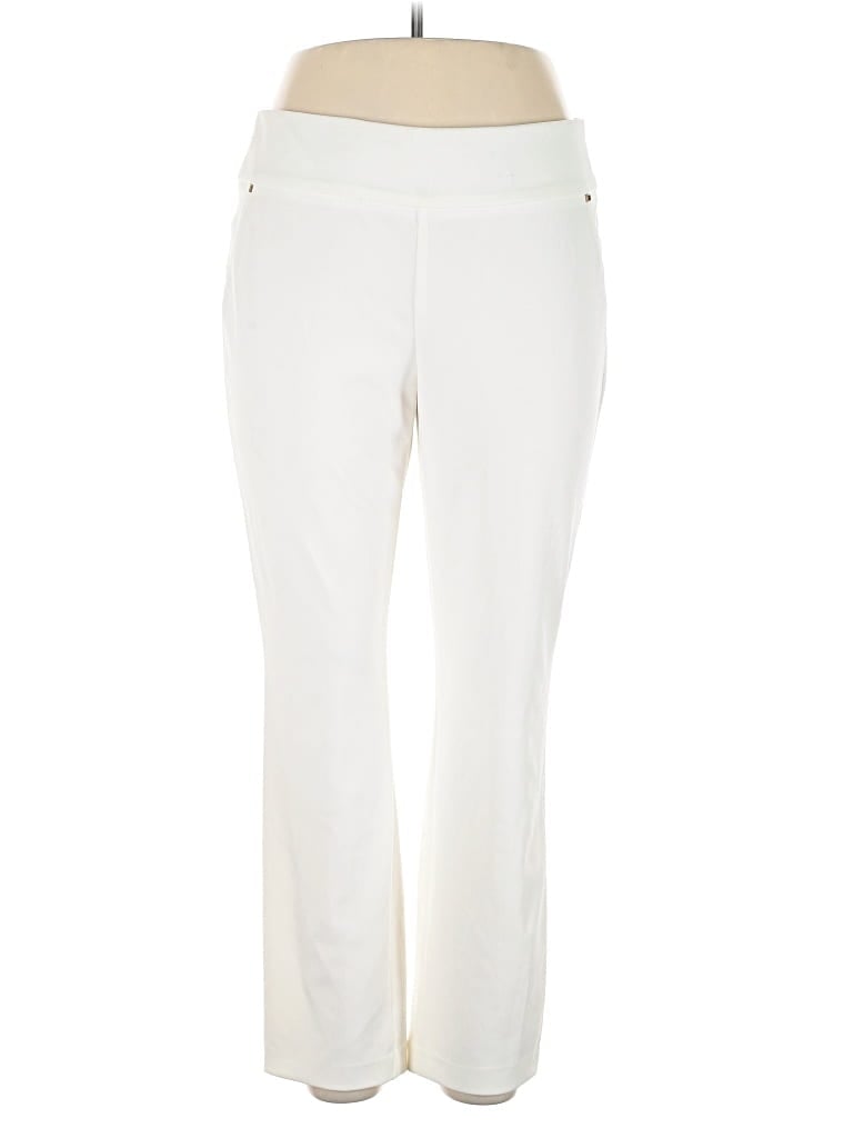 Pre-owned Dana Buchman Active Pants In White