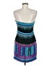 Seduce Graphic Blue Cocktail Dress Size 6 - photo 2