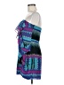 Seduce Graphic Blue Cocktail Dress Size 6 - photo 5