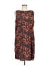 Caslon 100% Polyester Print Orange Cocktail Dress Size M - photo 1