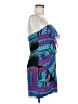 Seduce Graphic Blue Cocktail Dress Size 6 - photo 4