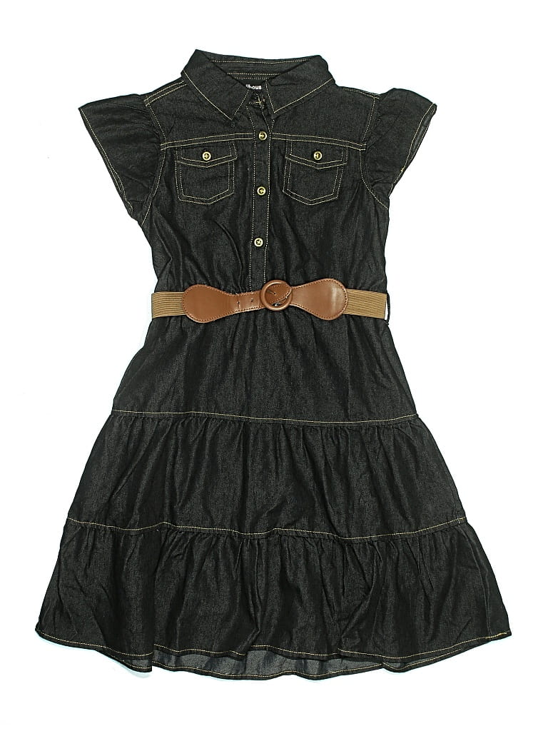 Pre-owned Dollhouse Kids' Dress In Black