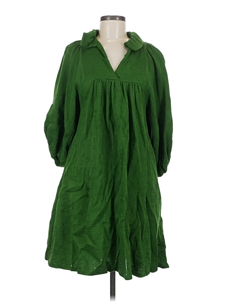 Pre-owned Emily Mccarthy Casual Dress In Green