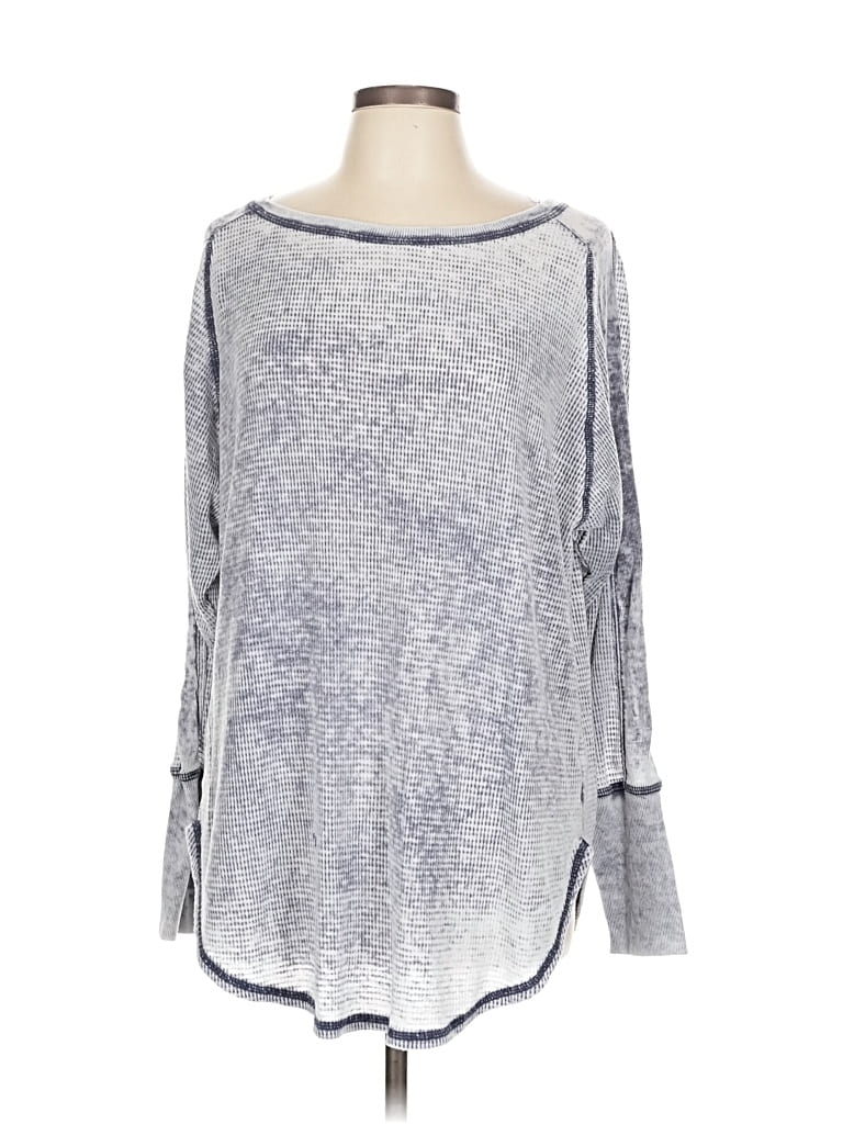 Pre-owned Treasure & Bond 3/4 Sleeve T-shirt In Silver