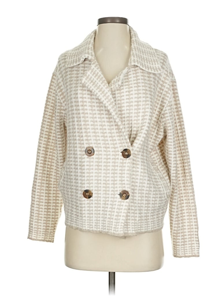 RACHEL ZOE TJX Pre-owned Cardigan Sweater In White