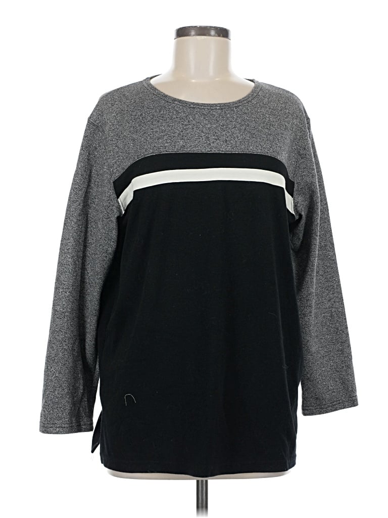 Pre-owned Chaus Pullover Sweater In Gray