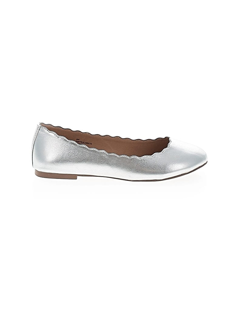 Pre-owned Esprit Flats In Gray