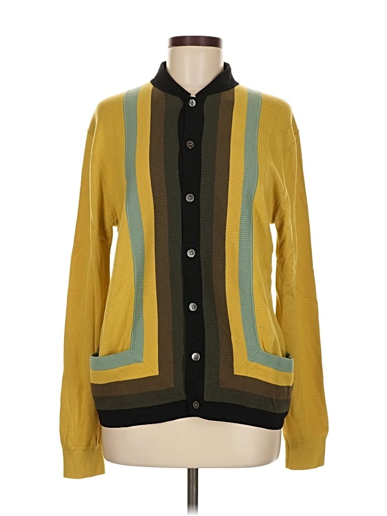 Pre-owned Todd Snyder Cardigan Sweater In Yellow