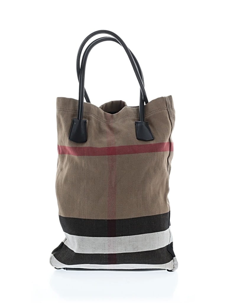 Pre-owned Burberry Tote Bag In Brown
