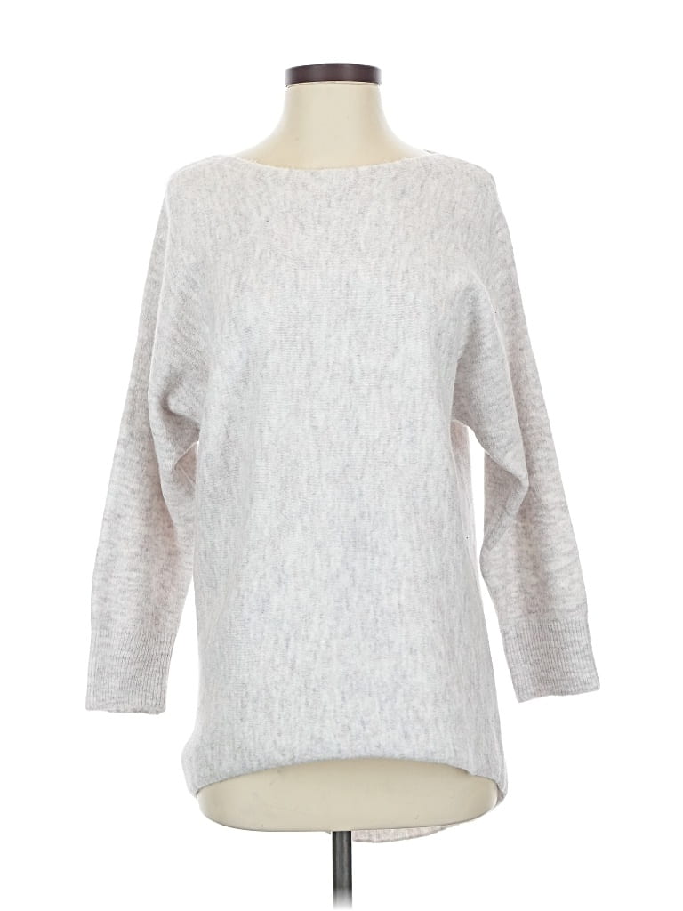 Pre-owned For The Republic Pullover Sweater In Silver