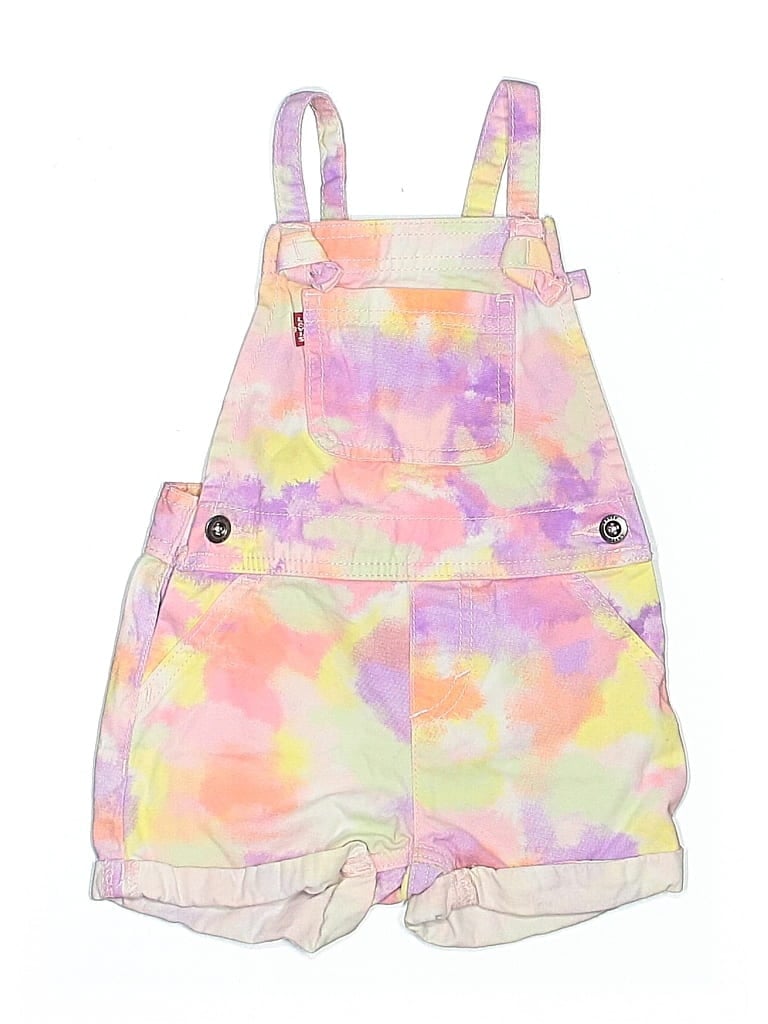Pre-owned Levi's Kids'  Overall Shorts In Pink