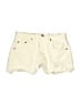 Levi's 100% Cotton Solid Ivory Denim Shorts Size 25 waist - photo 1