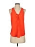 Rory Beca 100% Polyester Orange Sleeveless Blouse Size S - photo 1