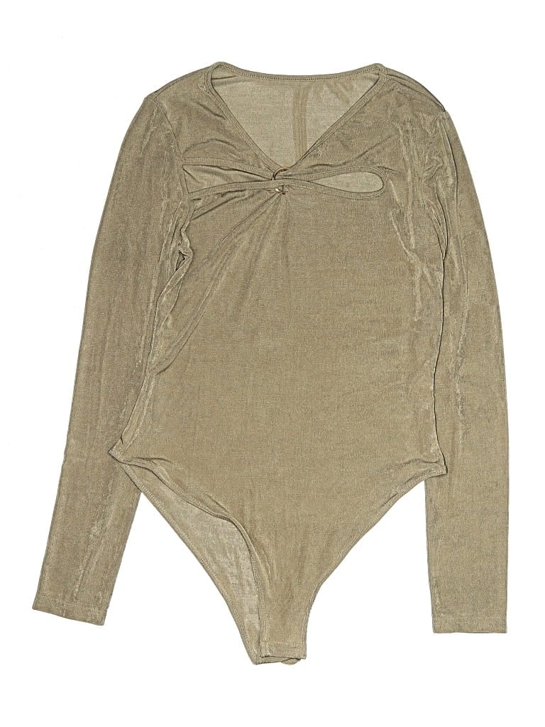 Pre-owned Motf Bodysuit In Brown