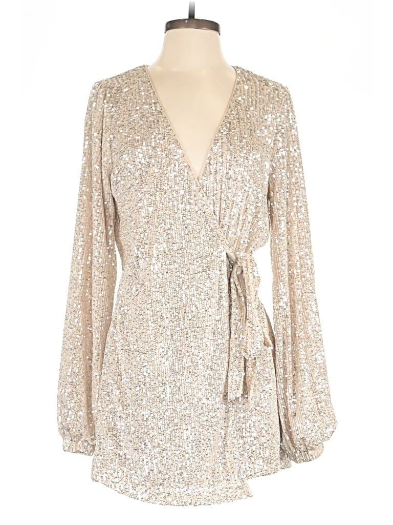 Pre-owned Lena Romper In Silver