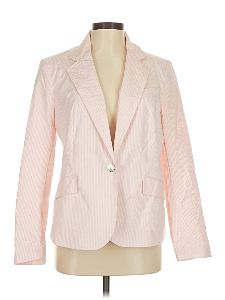 Pre-owned Anne Klein Blazer Jacket In Pink