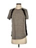 Rebecca Taylor Gray Short Sleeve Top Size S - photo 1