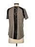 Rebecca Taylor Gray Short Sleeve Top Size S - photo 2