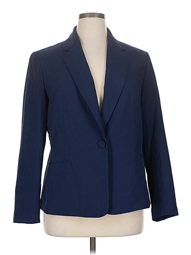 Pre-owned Le Suit Blazer Jacket In Blue